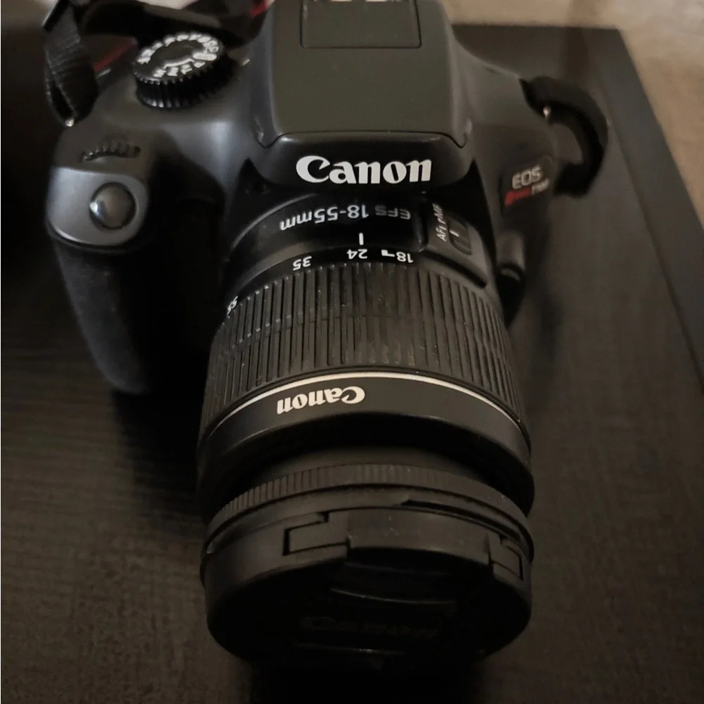 Canon EOS Rebel T6 Black DSLR Camera